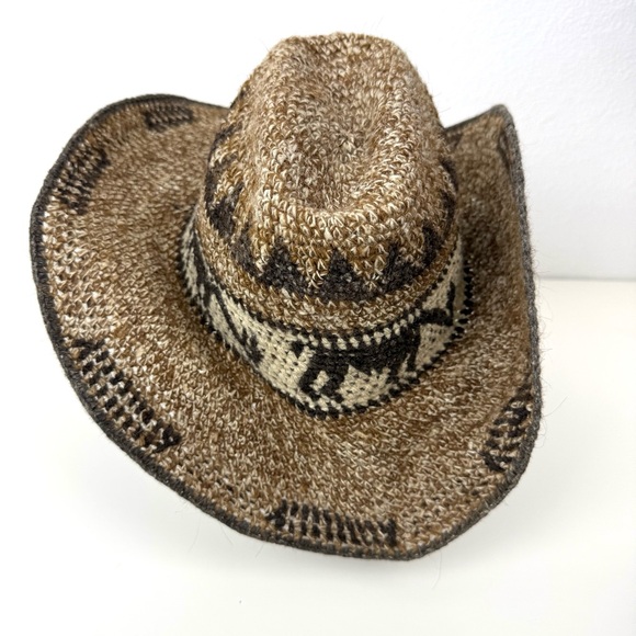 Vintage Peruvian Alpaca Wool Western Hat - Picture 5 of 9